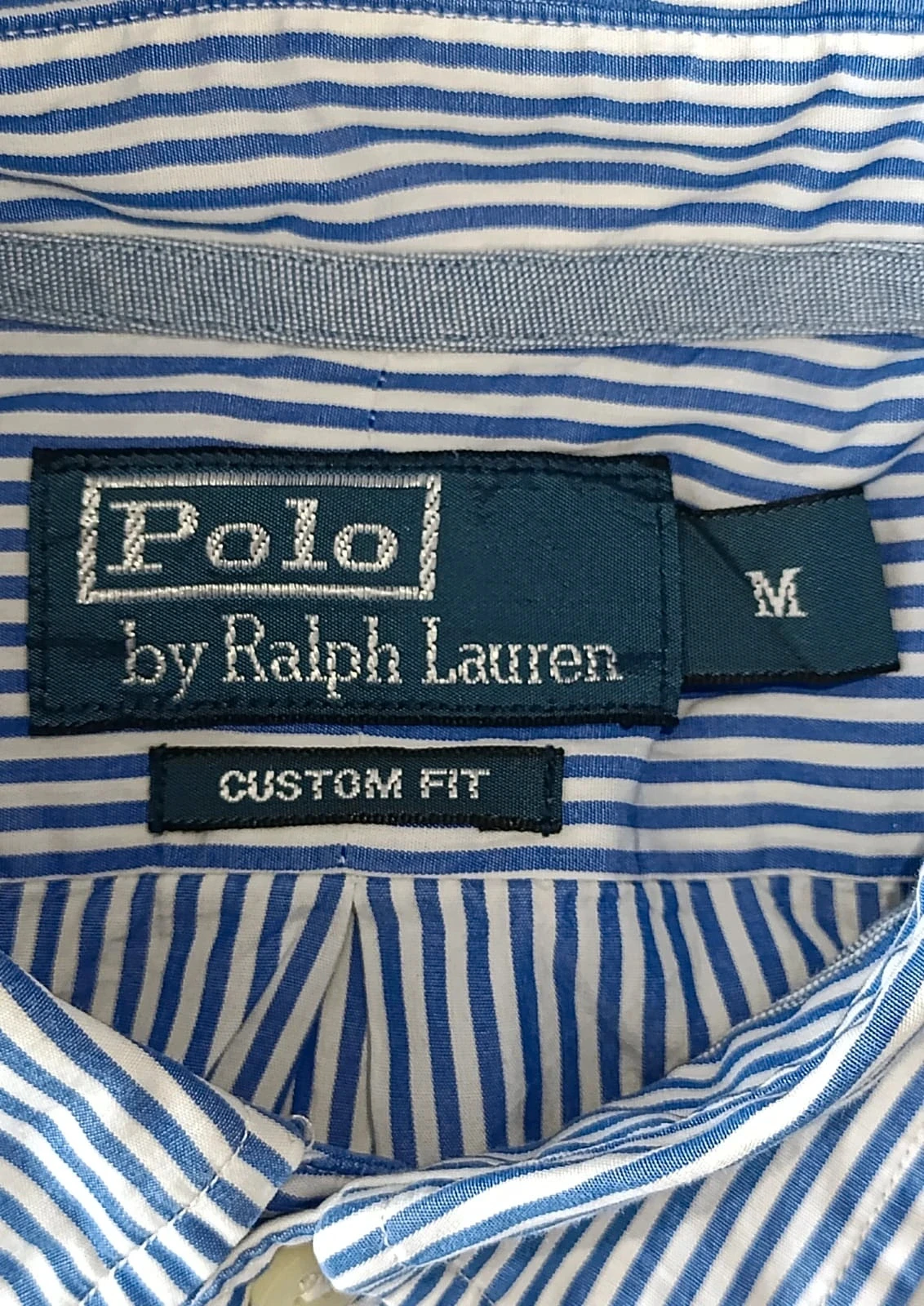 Polo Ralph Lauren blauw gestreept overhemd wit Maat M – photo 8